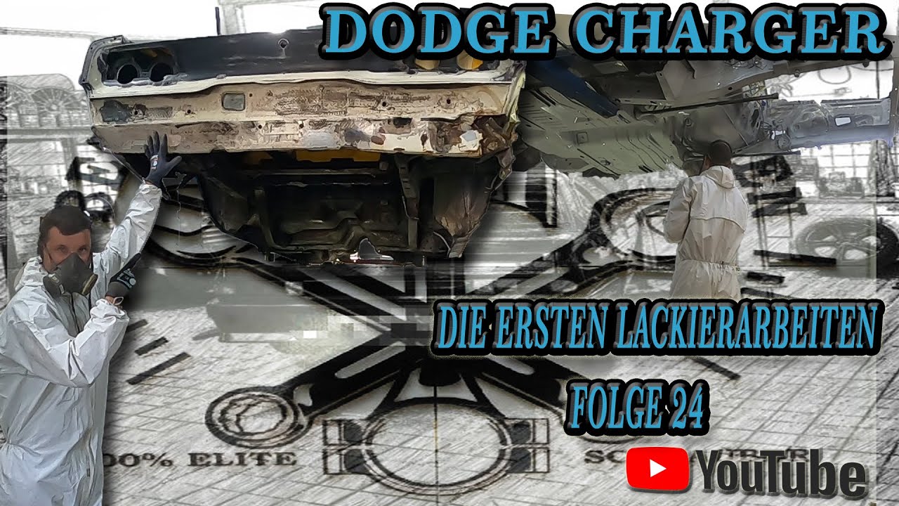 Dodge Charger 1968 Restauration Folge 24 PE-Grundierung 2K Grundierung Lackieren Betreutes Schrauben