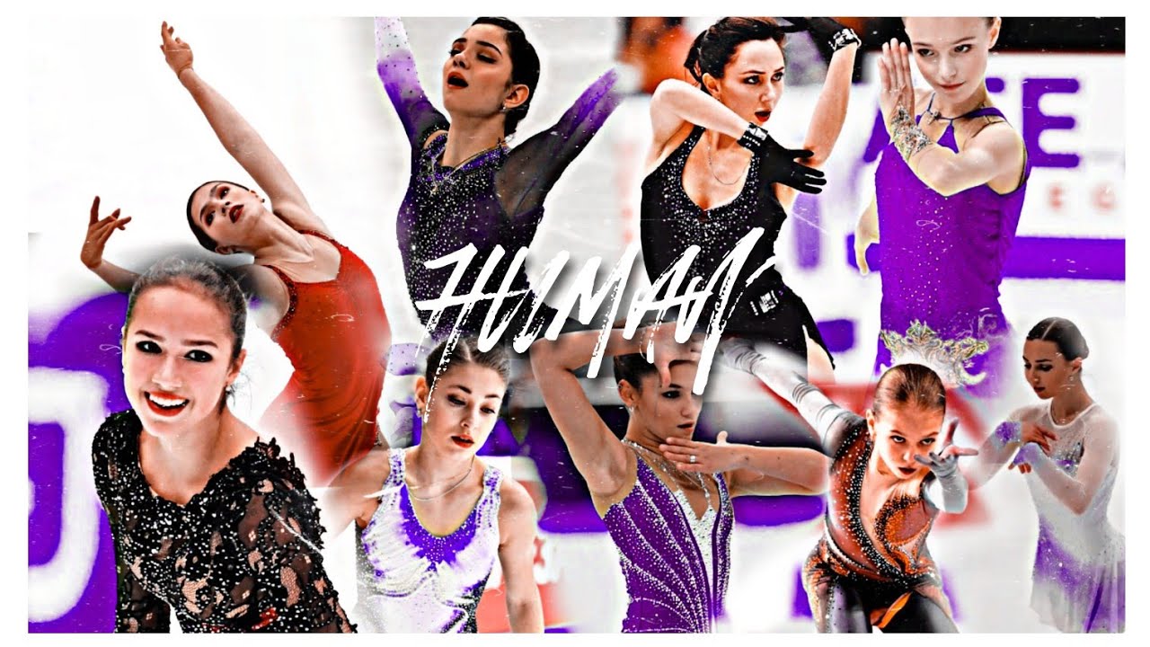 russian ladies figure skating || human