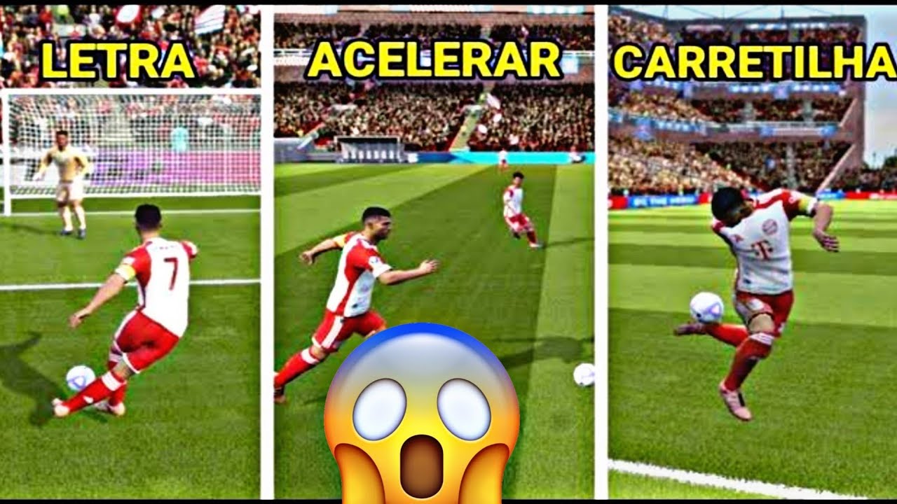 DLS 25 | COMO FAZER TODOS OS DRIBLES E TRUQUES NO Dream League Soccer 2025