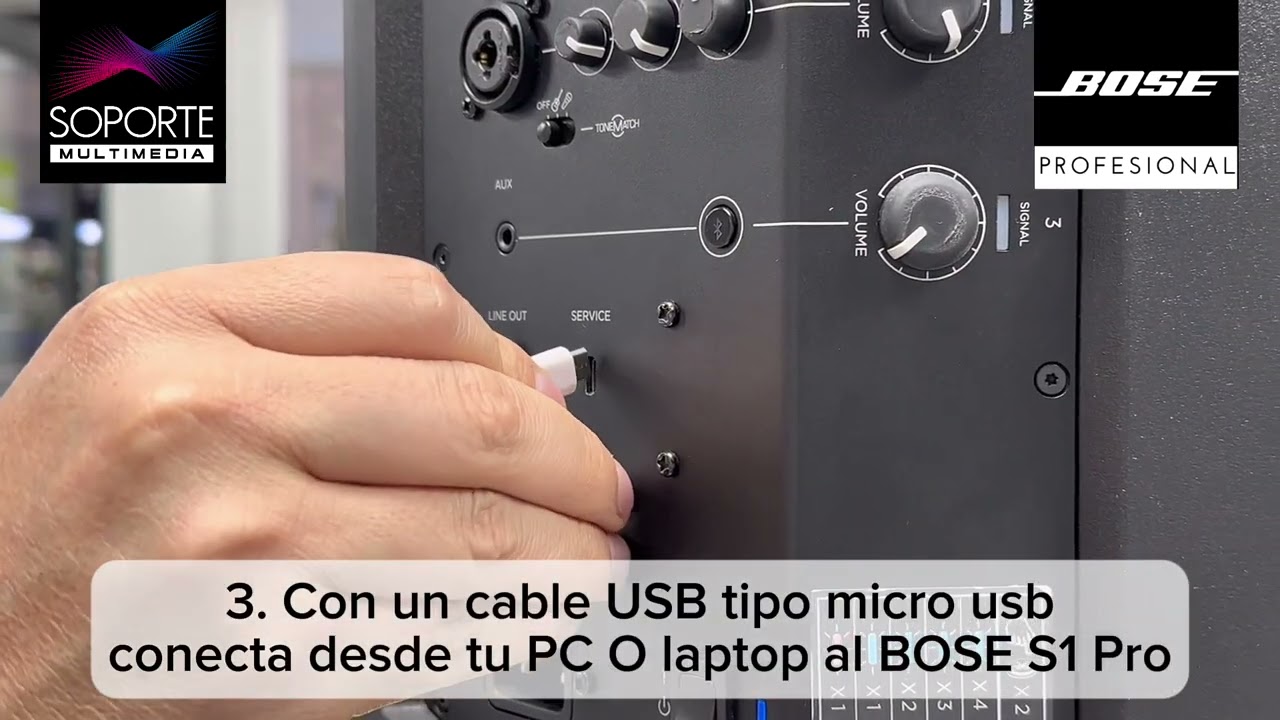 Pasos para actualizar tu parlante BOSE