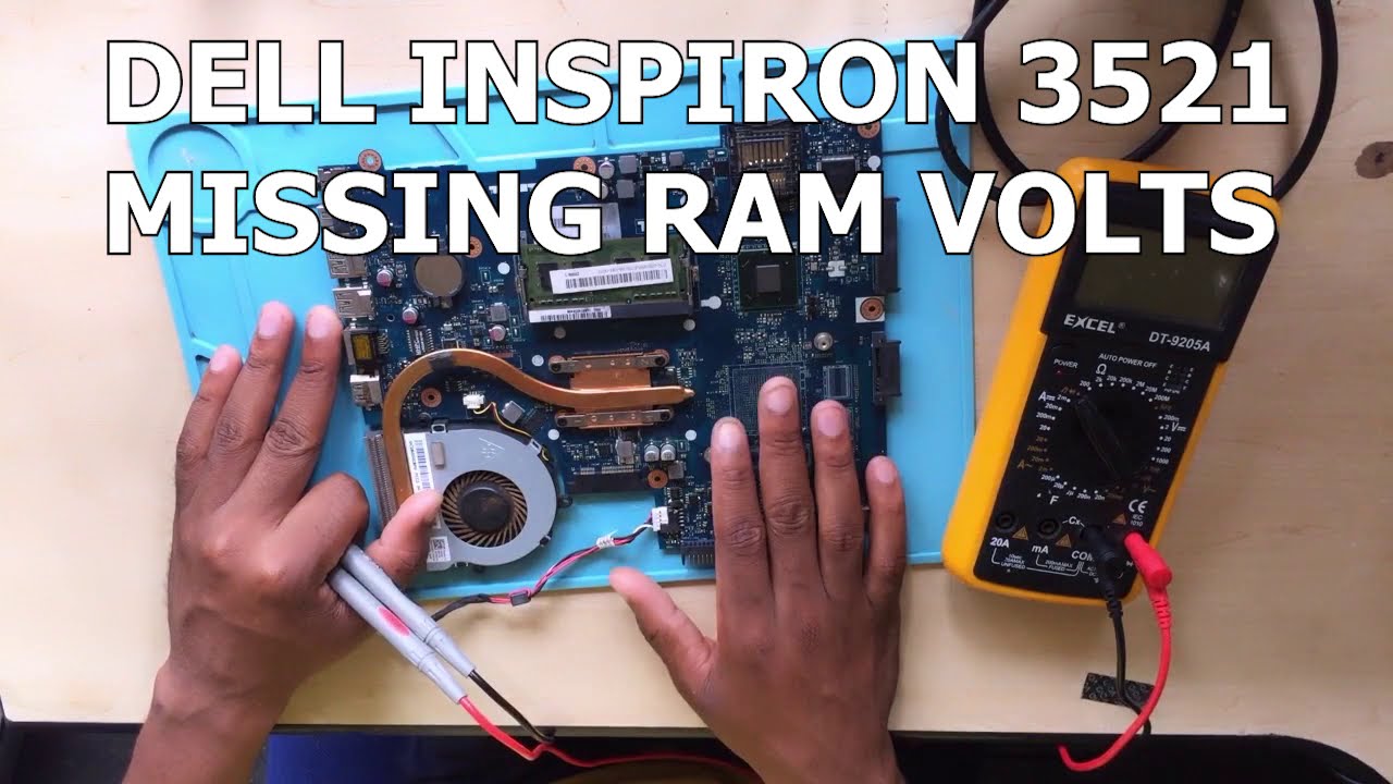 DELL LAPTOP MISSING RAM VOLTS