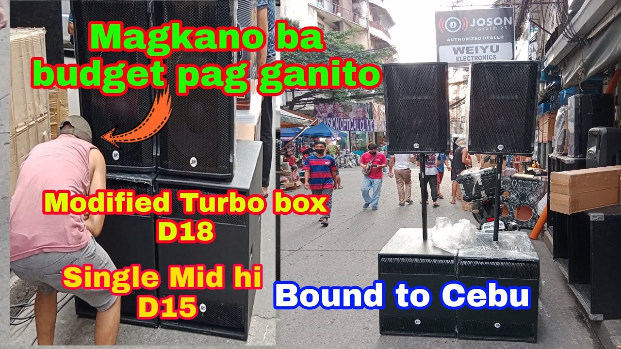 Magkano abutin sa ganito na set up 👉 Modified Turbo box D18 Single mid hi D15 || Bound to Cebu