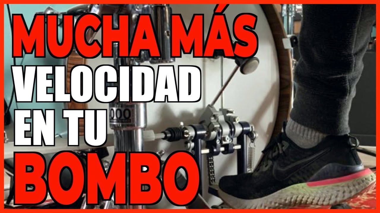 Mucha MÁS VELOCIDAD para tu BOMBO - Clases para MEJORAR TU TÉCNICA