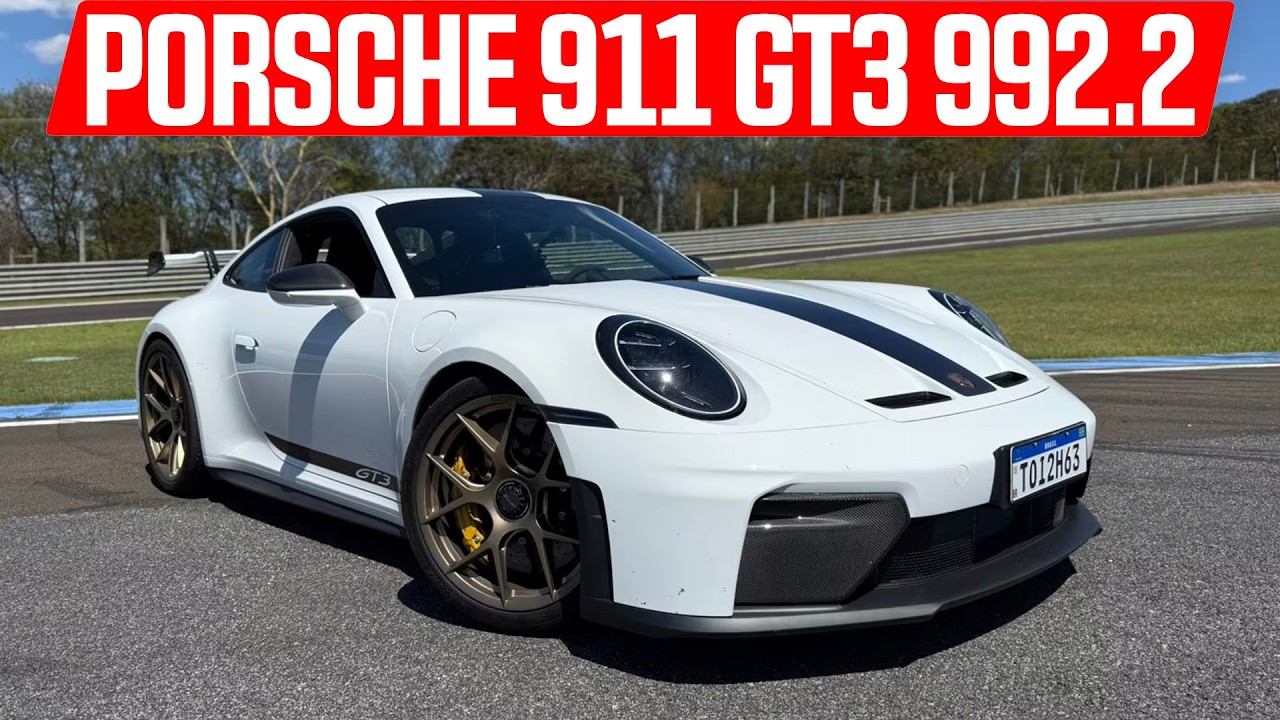 NOVO PORSCHE 911 GT3 992.2: teste da revista Carro com o novo ESPORTIVO ALEMÃO