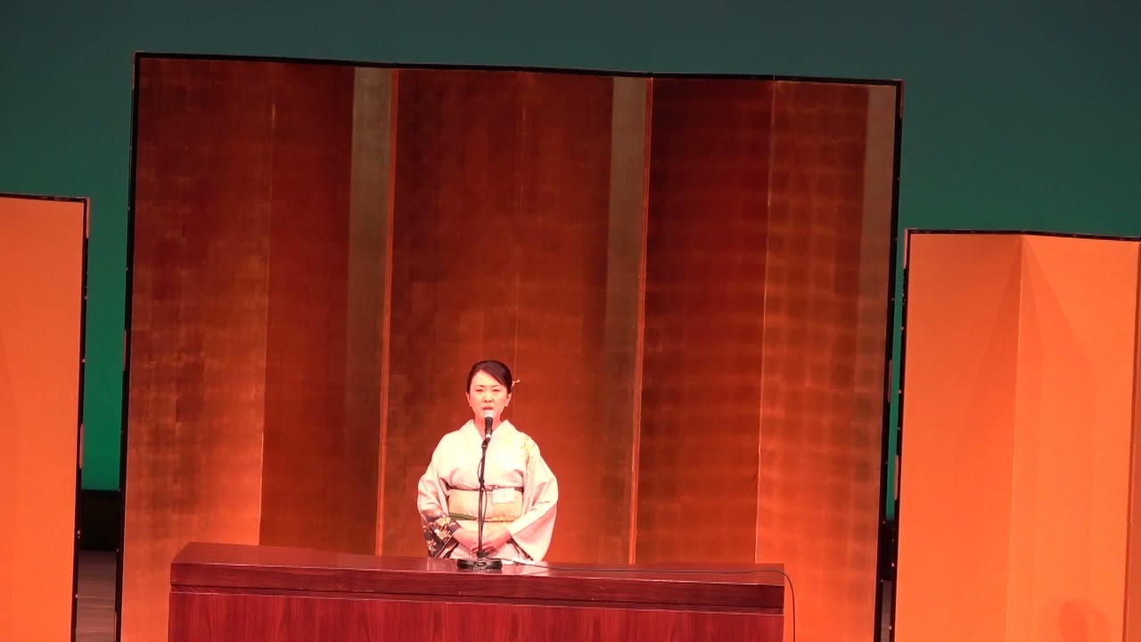決勝吟詠「述 懐」雲井龍雄〈吟〉奥山久美子
