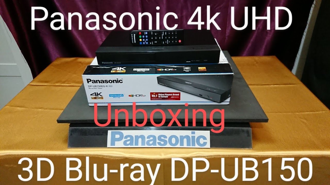 Panasonic UNBOXING 4k UHD 3D Blu-ray DP-UB150 001