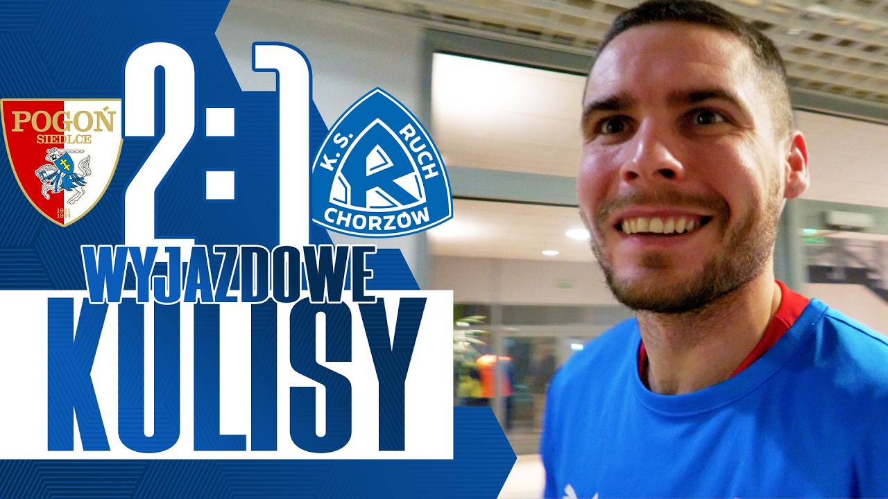WYJAZDOWE KULISY: Pogoń Siedlce 2-1 Ruch Chorz&oacute;w (13.02.2026)