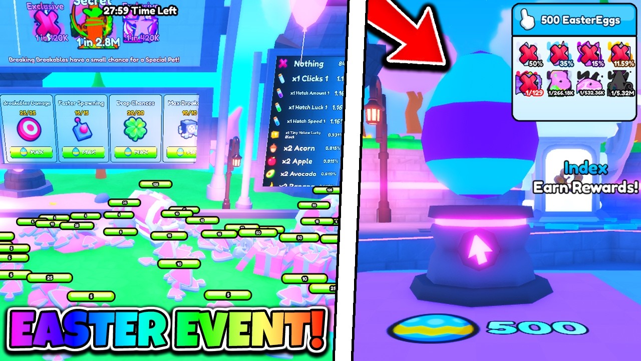 NOWY EASTER EVENT PART 2 W CLICKING SIMULATOR ULTIMATE! Roblox