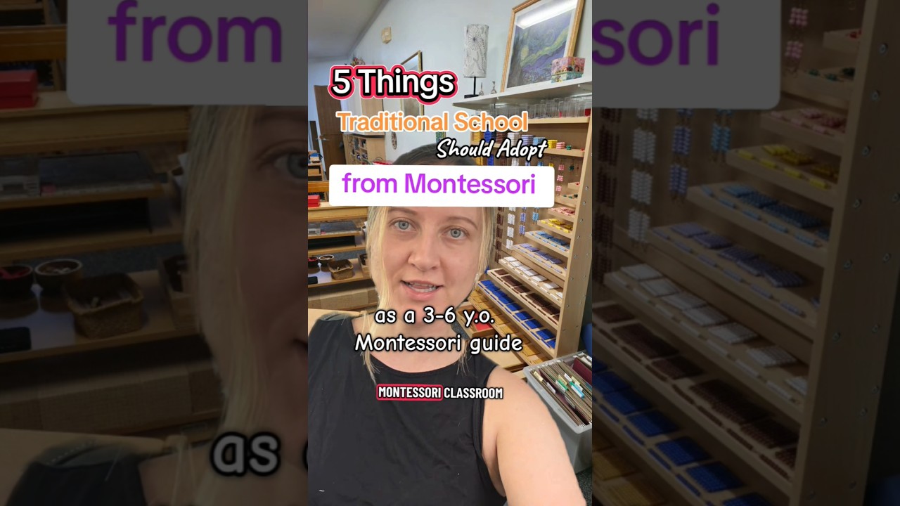 5 Montessori School Basics Traditional Schools Should Implement! #montessori #montessorischool