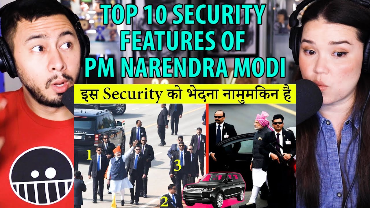 Top 10 Security Features of PM Narendra Modi | Top 10 Hindi | Reaction by Jaby Koay & Achara!