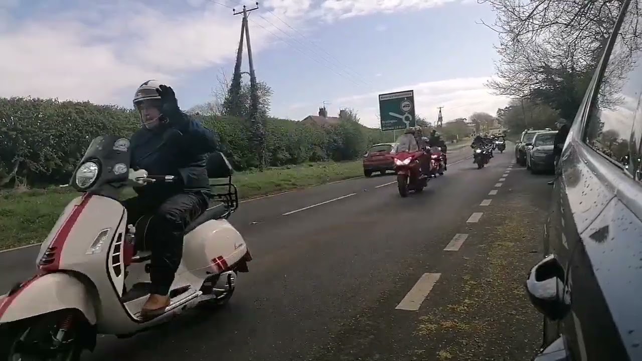 Dave Myers tribute ride out Beverley pt2