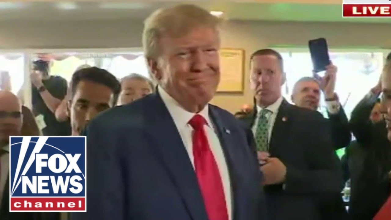 Supporters pray over Trump, extend birthday wishes during visit to Miami cafe after hearing