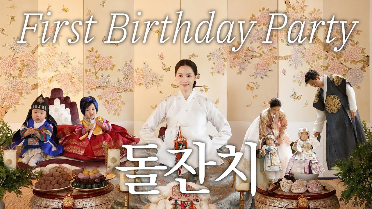공현주) 둥이들과 함께한 전통 돌잔치를 소개합니다.