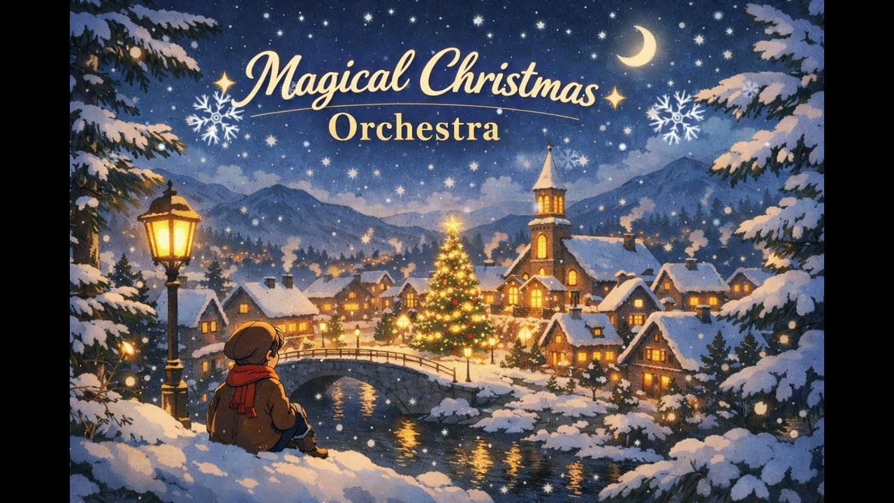 🎄Magical Christmas Orchestra❄️Ghibli-Inspired Winter Animation Music | Emotional Orchestral Playlist