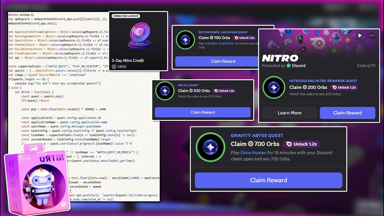 Complete ALL Discord Orbs Quests FAST WITHOUT Playing or Owning the Game | UPDATED *WORKING* JUNE 