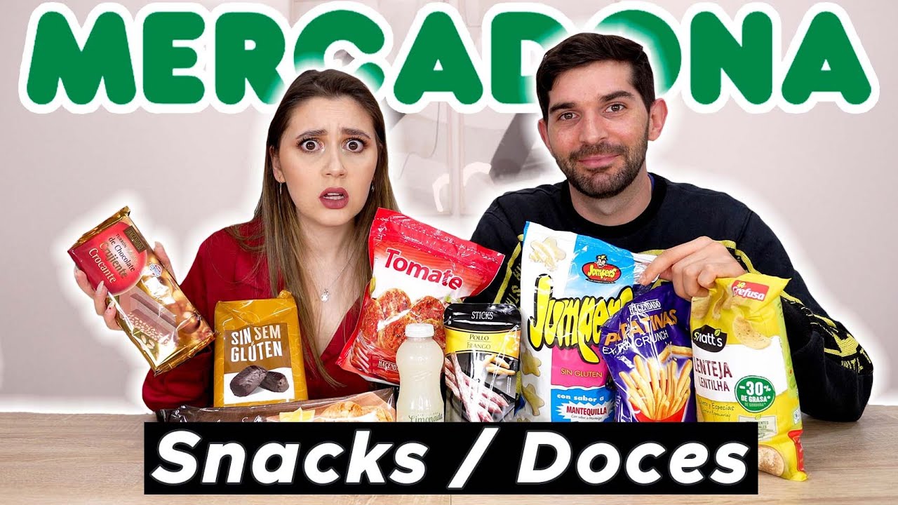 EXPERIMENTANDO DOCES e SNACK do MERCADONA | Joana Gentil