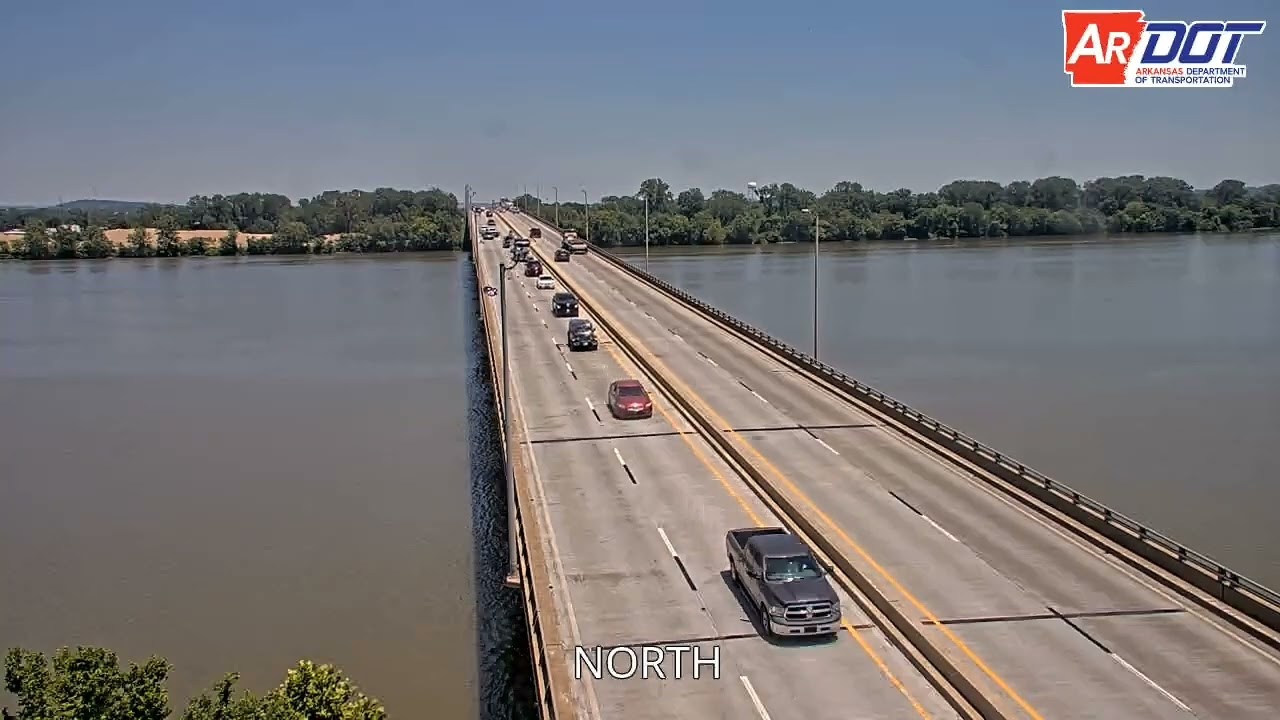 Arkansas: Motorcycle Crash Captured By AR DOT Traffic Cam
