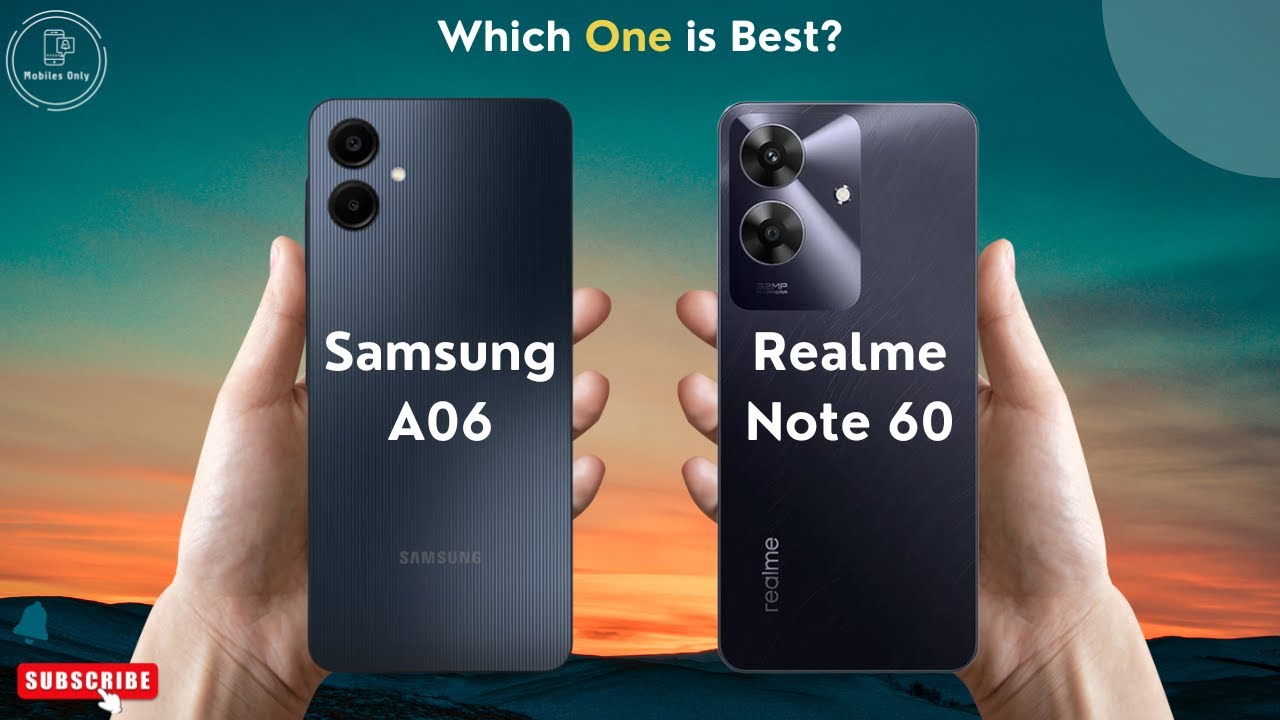 Samsung A06 vs Realme Note 60