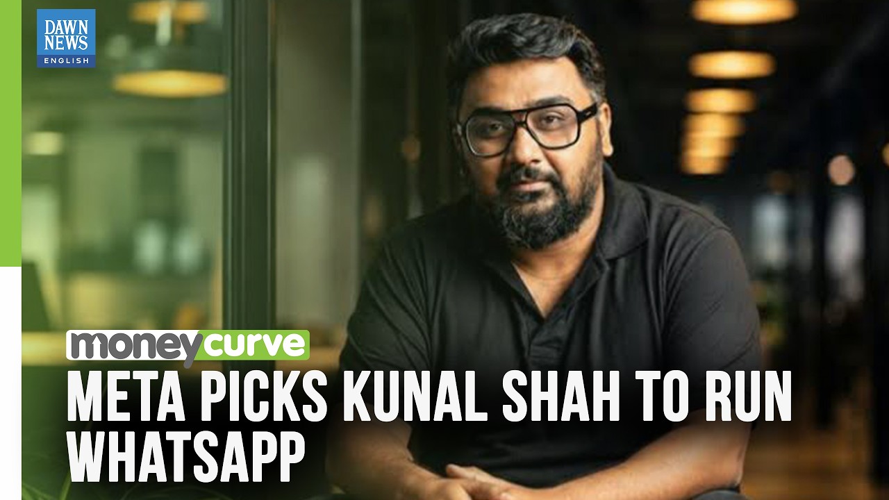 Meta Names Indian Fintech Founder Kunal Shah As WhatsApp Head | Dawn News English