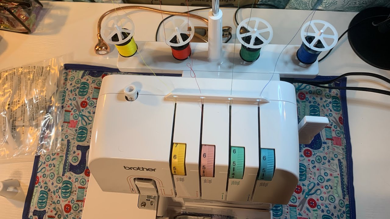 How to thread the Brother 1034DX surger@Lesaswanner @Anythigandeverthing