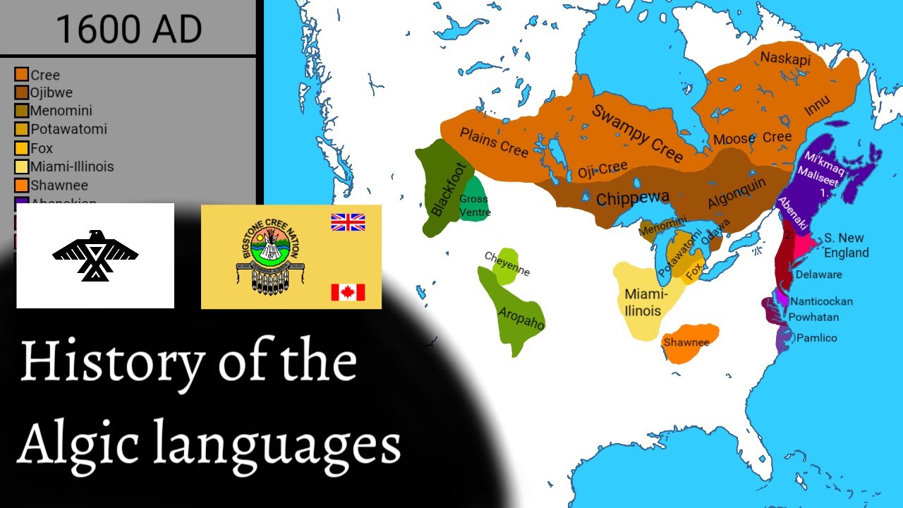 History of the Algic languages (Algonquian-Wiyot-Yurok languages)
