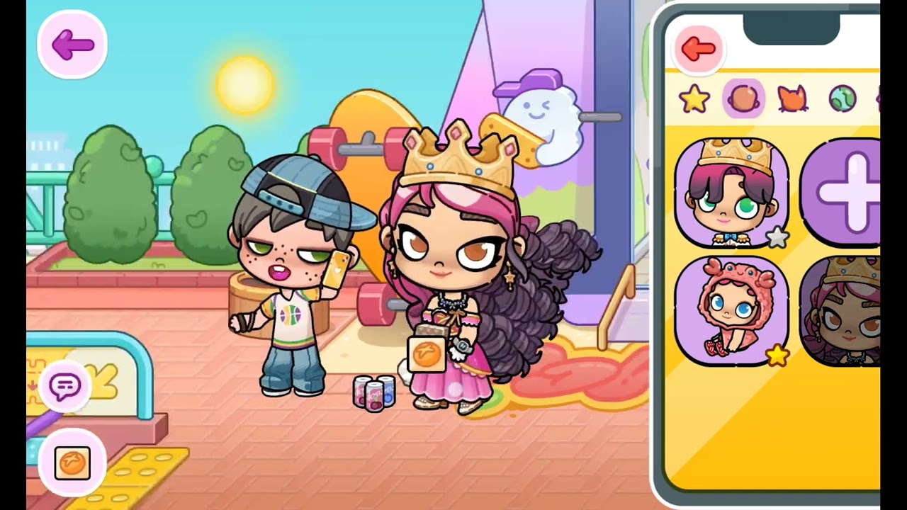 nouvelle mise à jour d'Avatar world 