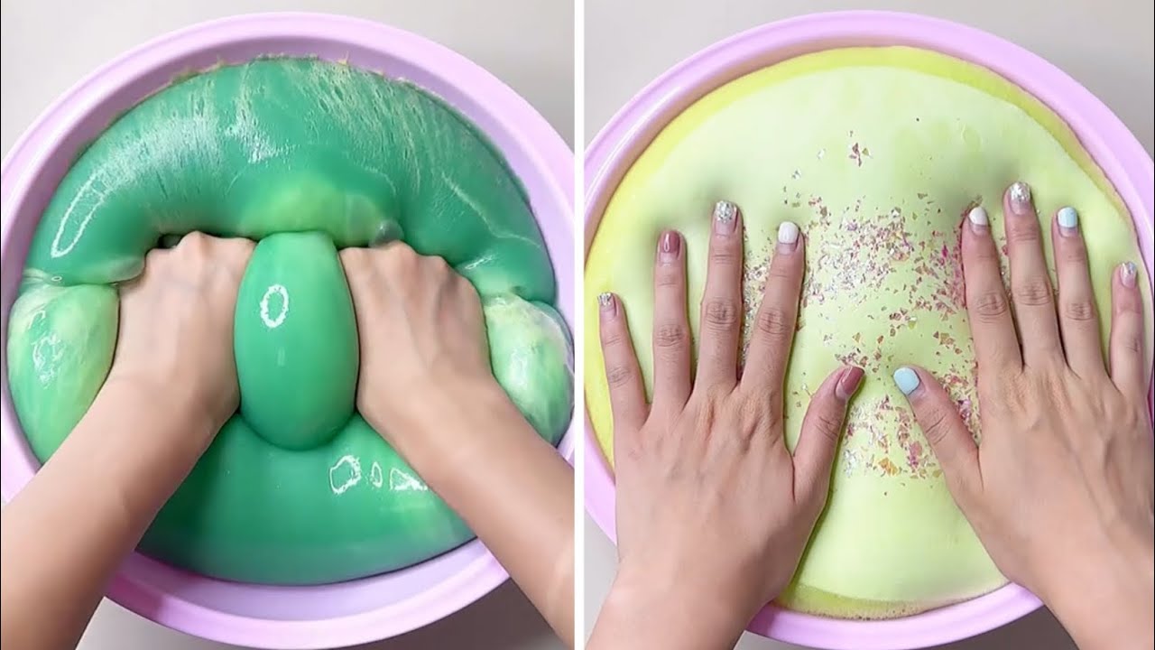 Most Relaxing and Satisfying Slime Videos #518 //Fast Version // Slimeing //