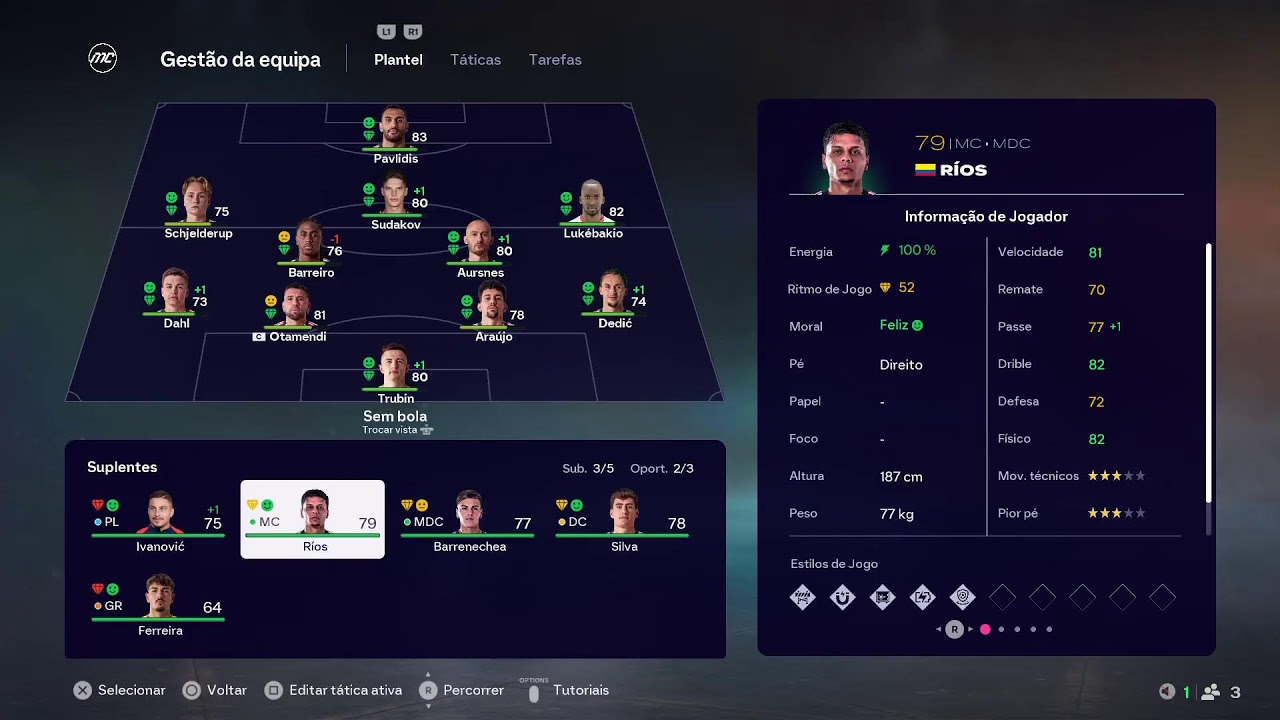 Real Madrid  X SL Benfica  UEFA Champions LEAGUE  2 Mão  Play OFF EA FC 26 Ps4  Gameplay