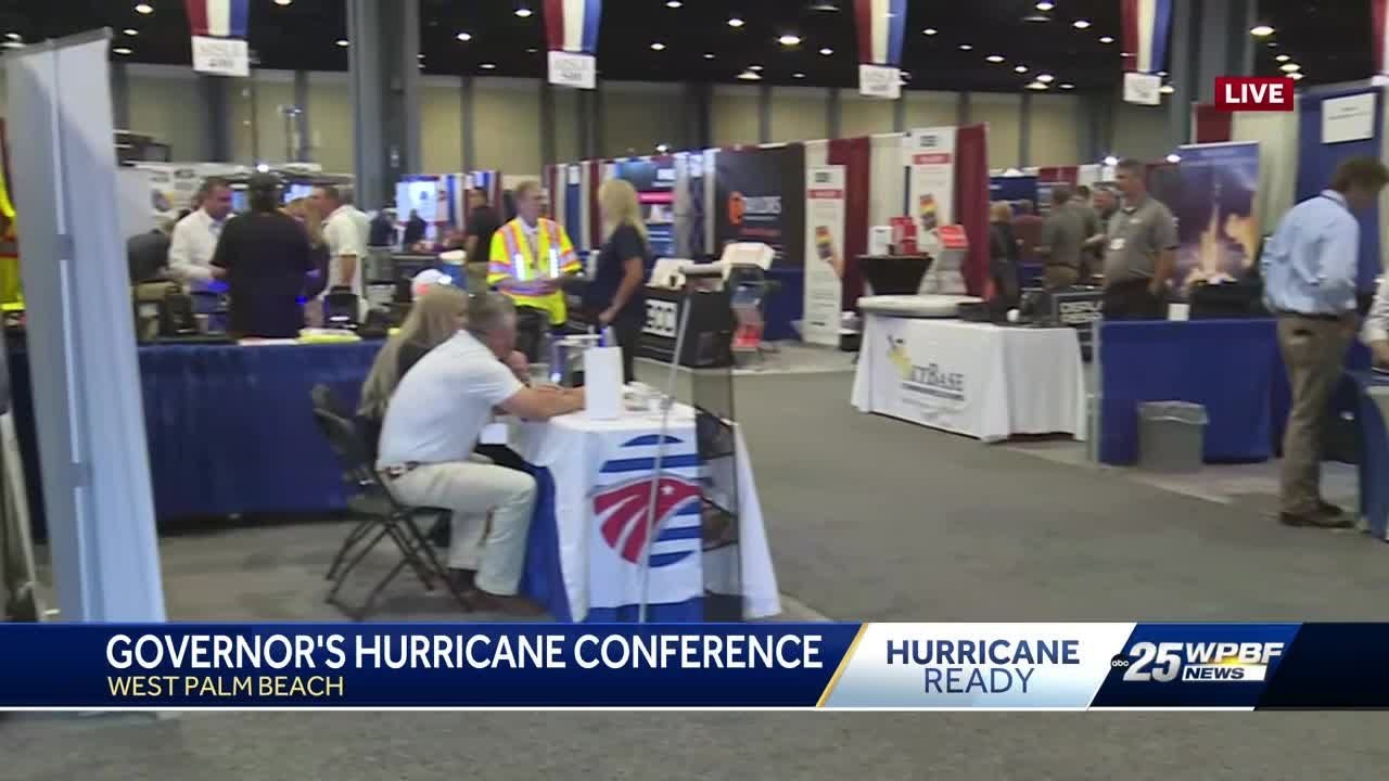 Over 180 vendors at Governor's Hurricane Conference in Palm Beach County