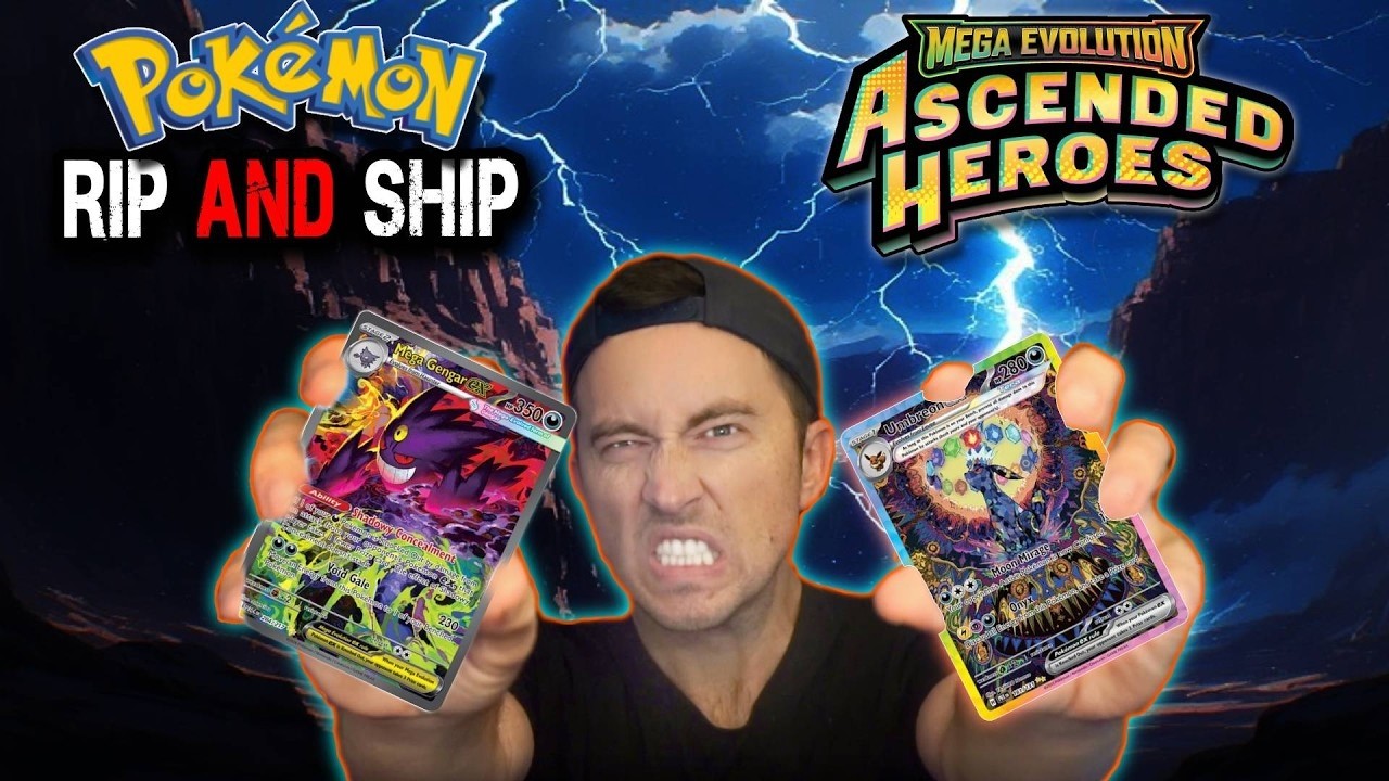 Ascended Heroes - Crown Zenith - Pokemon Rip n Ship - SHORTS #pokemon