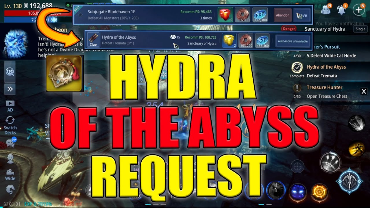 Mir4 Hydra of the Abyss Request | Conquest | Mir4 Request |
