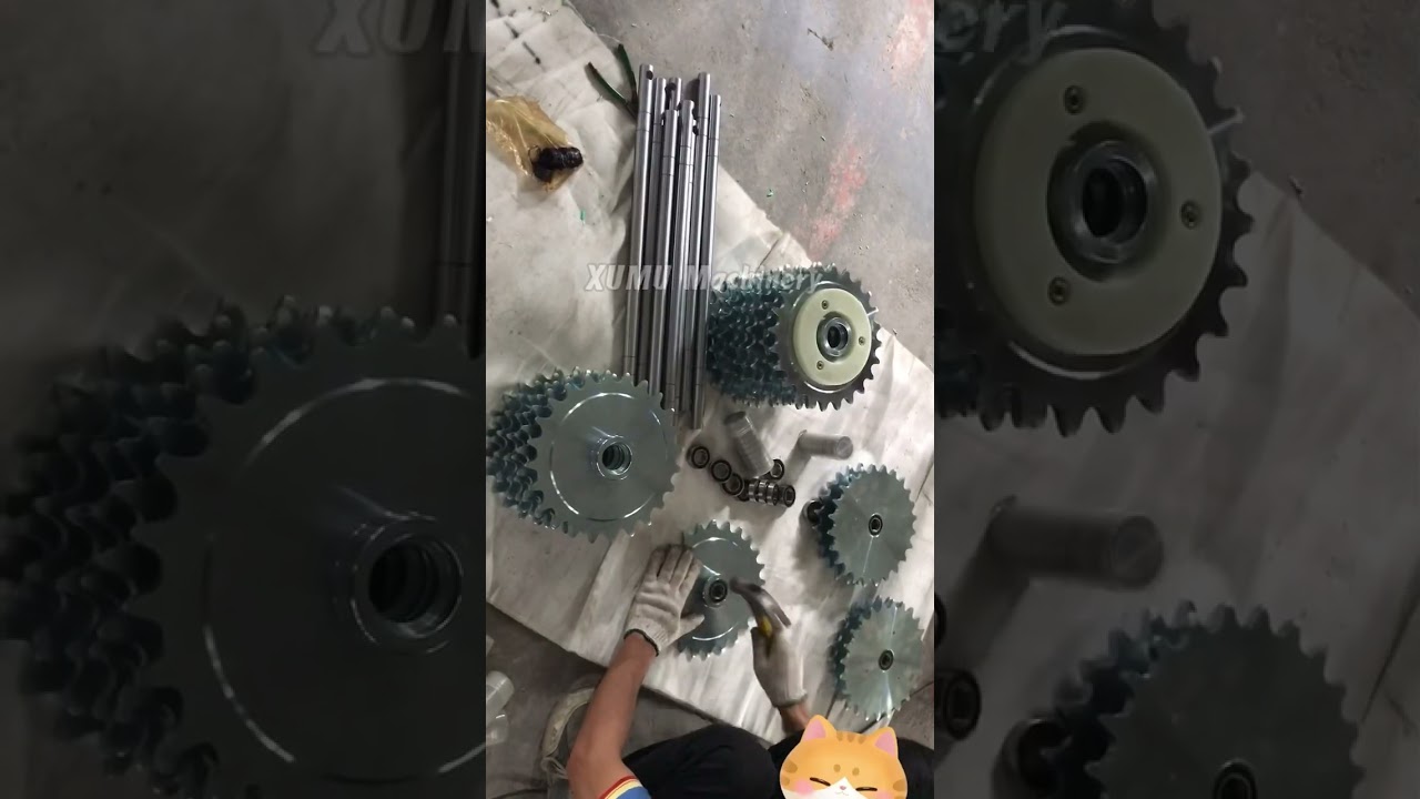 How to Assemble Sprockets For Z Bucket Elevator #bucketelevator #sprocket