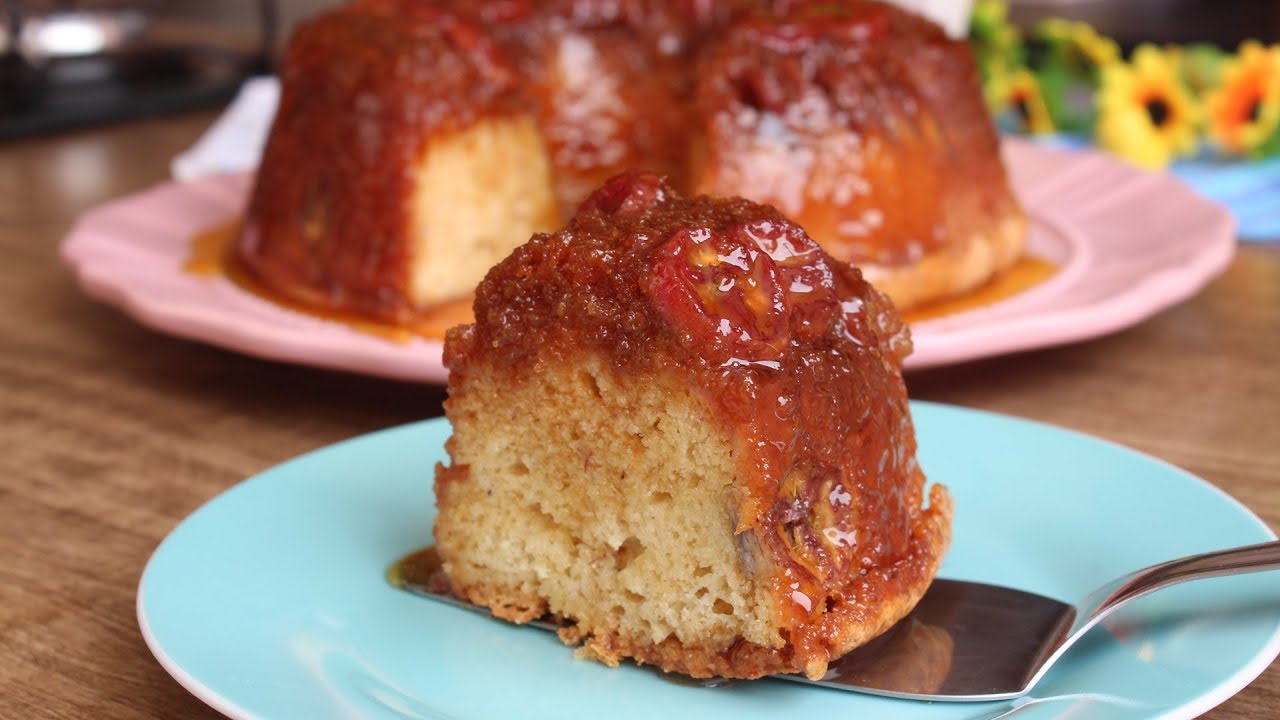BOLO DE BANANA CARAMELIZADO