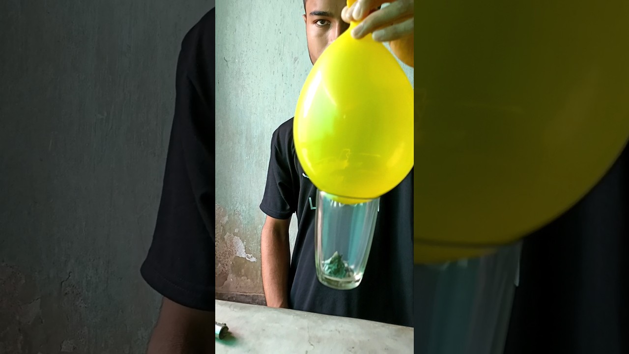How To Lift A Glass With Balloon? #shorts #srarmy