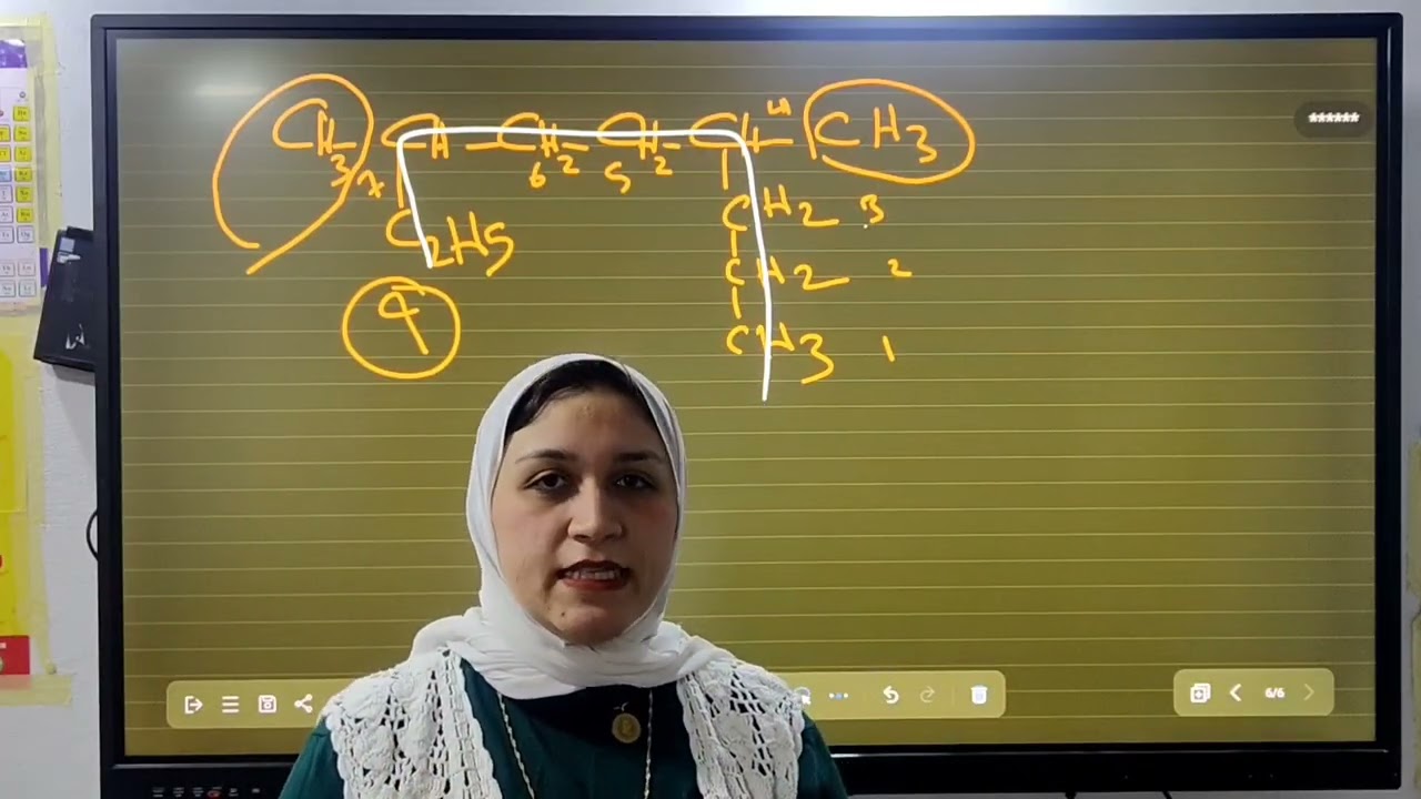 تسمية المركبات العضوية 3ث🧪⚗️🧪