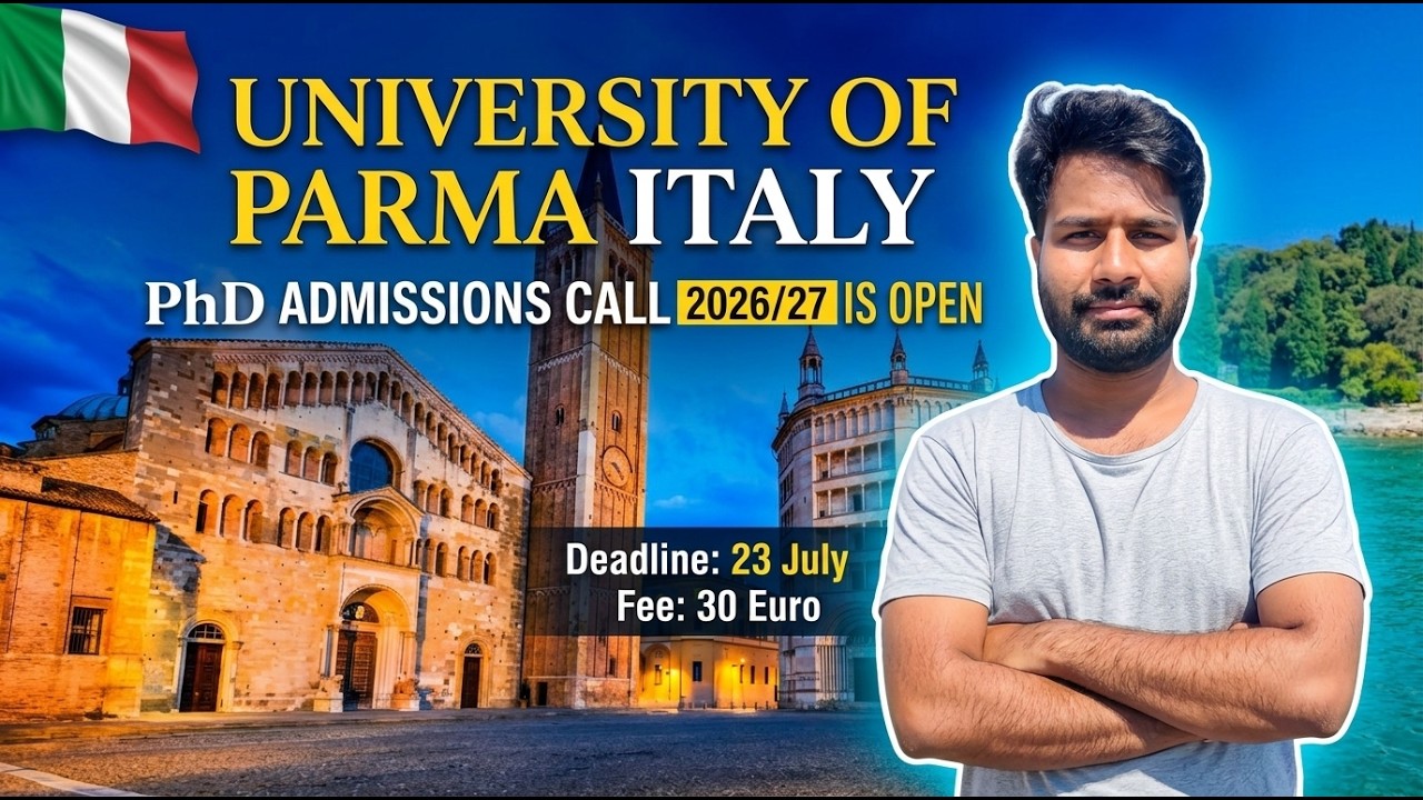 Fully Funded PhD in Italy! 🇮🇹 University of Parma Call 2026/27 #StudyInItaly #subscribe #AyubAlam