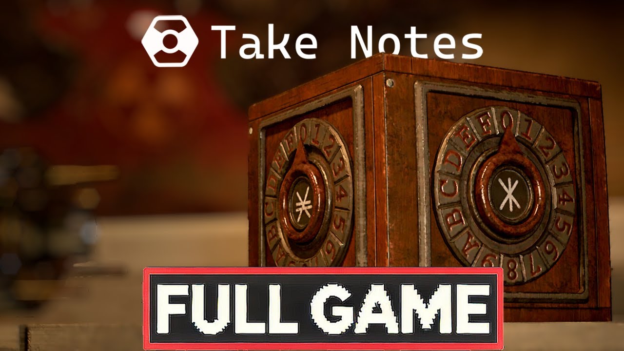 TAKE NOTES Gameplay Walkthrough FULL GAME [4K 60FPS] - No Commentary