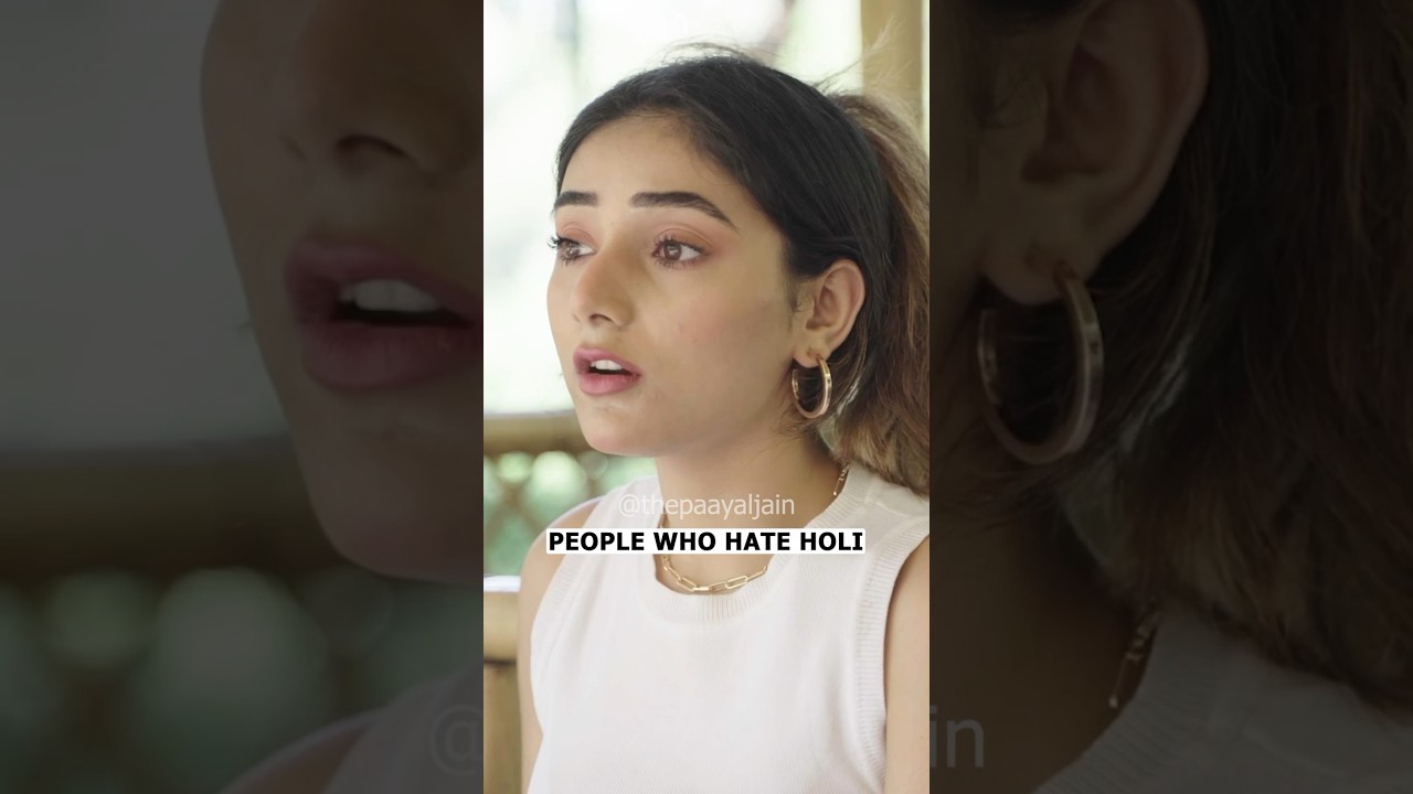 People who hate Holi | types of people on Holi | #shorts #holi #trending
