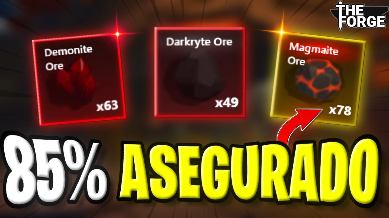 C&oacute;mo Conseguir los Mejores Minerales en The Forge F&Aacute;CIL y R&Aacute;PIDO