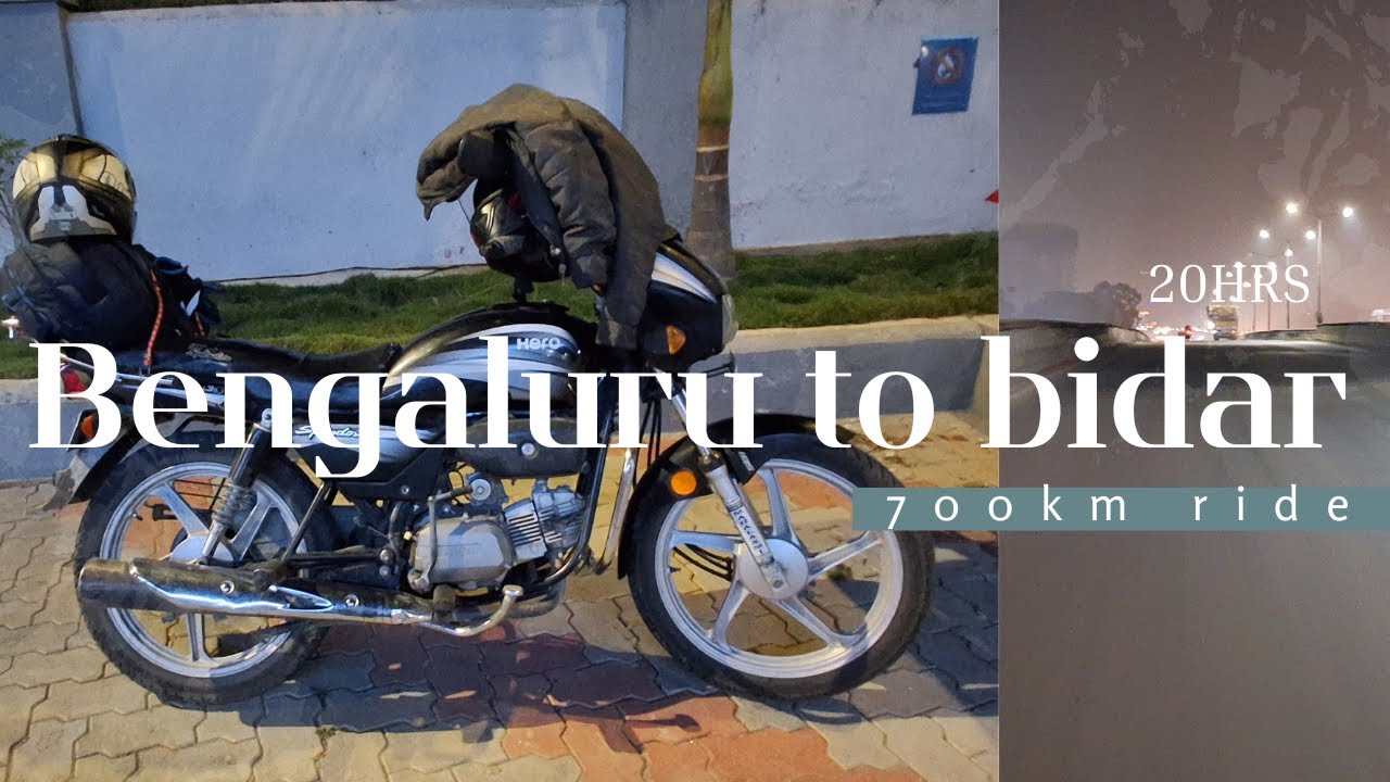 Bengaluru to bidar by road 700km in 20hrs  