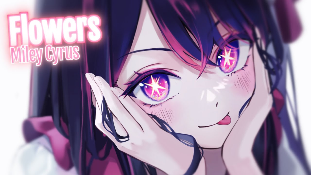 Nightcore - Flowers (Lyrics)