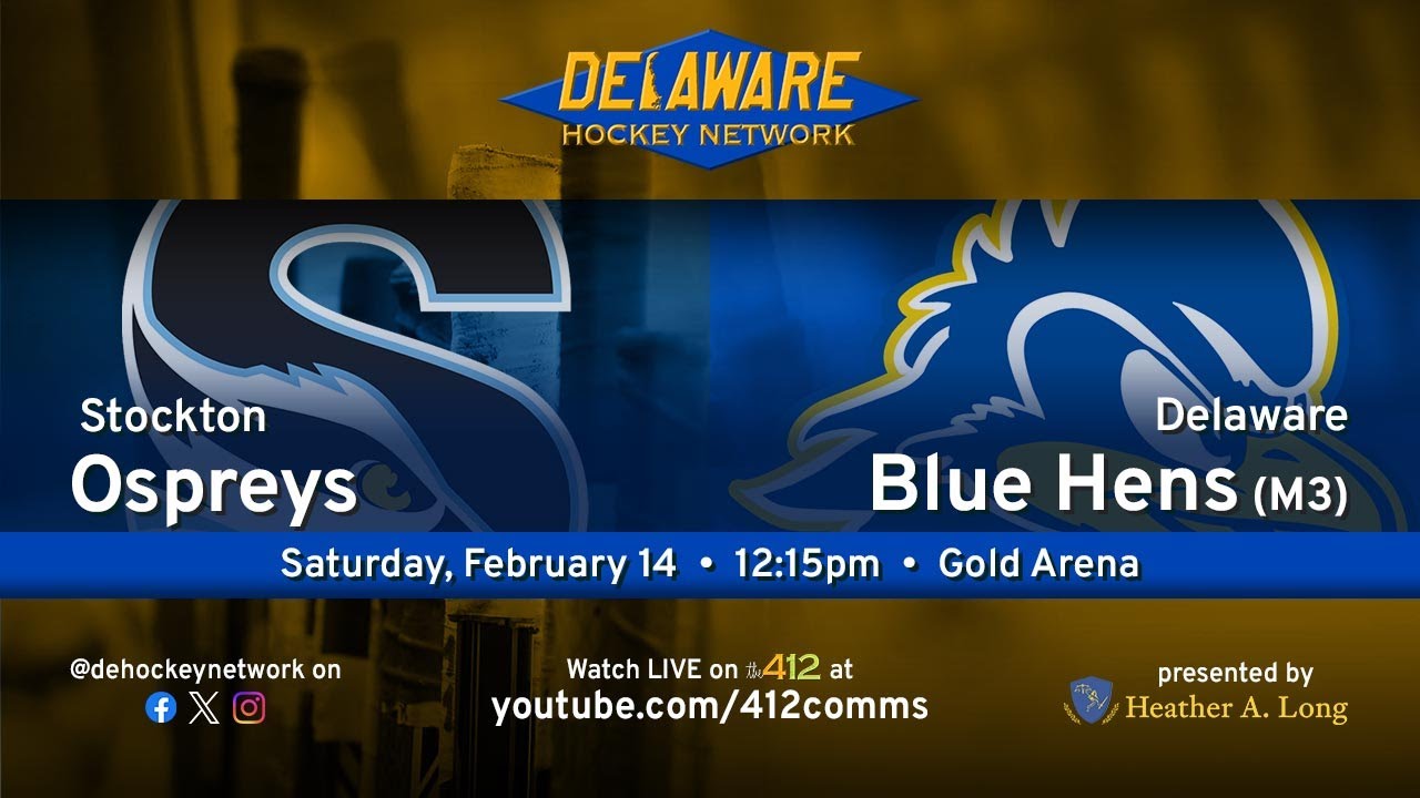 Delaware M3 vs. Stockton • Delaware Hockey Network
