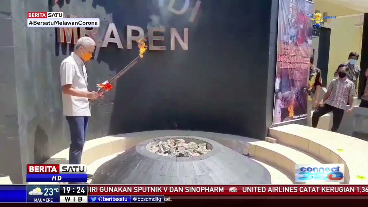 Padam Sejak September 2020, Api Abadi Mrapen Kembali Menyala