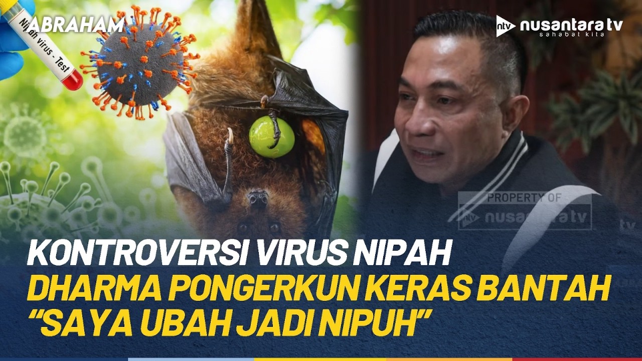 Dharma Pongrekun Bantah Adanya Virus Nipah: Saya Ubah Namanya Jadi Nipuh | ABRAHAM
