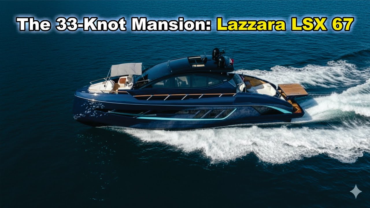 The 33-Knot Mansion: Lazzara LSX 67 - Why This Yacht is the Ultimate Luxury Flex
