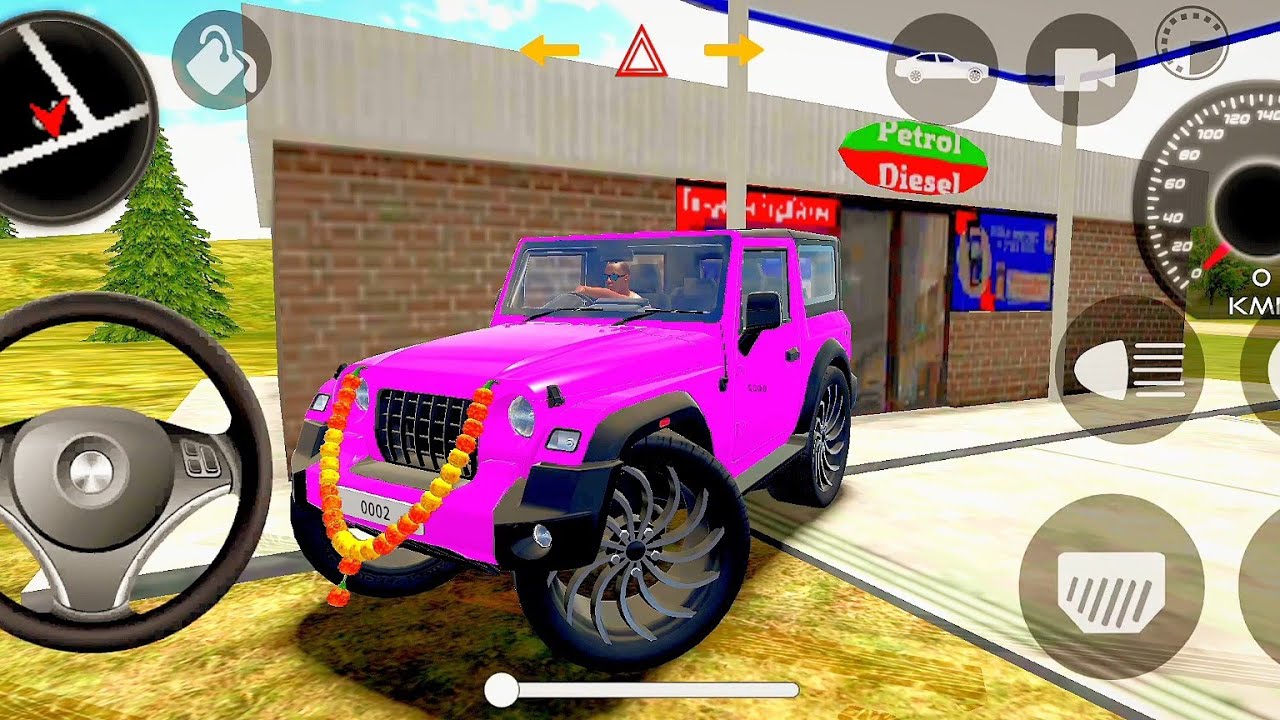 Modified Mahindra Thar😈Games:Indian pink  Thar (Gadi Wala Games) Car Game Android Game - #2025​