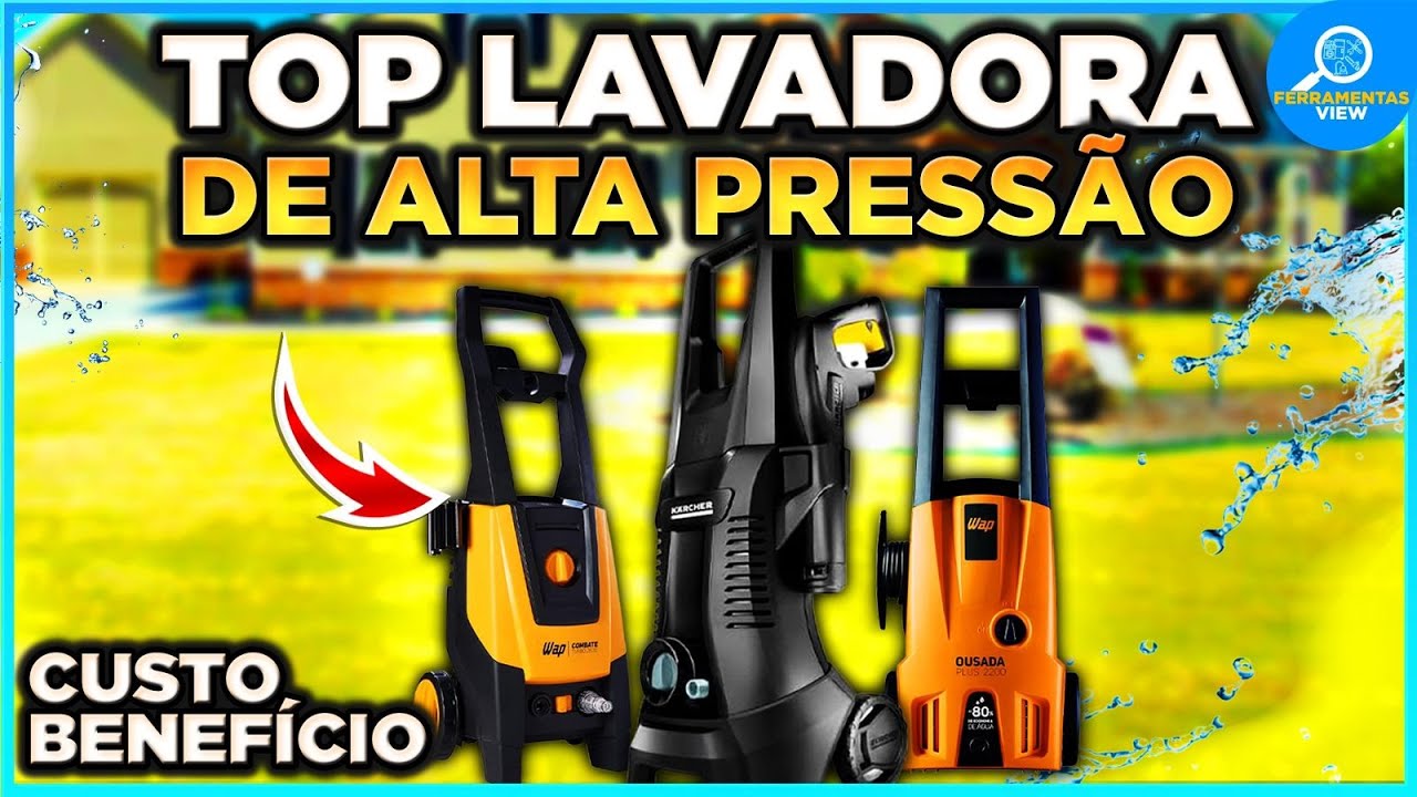 🏆TOP 3 Melhores LAVADORA DE ALTA PRESSÃO Custo Benefício em 2025