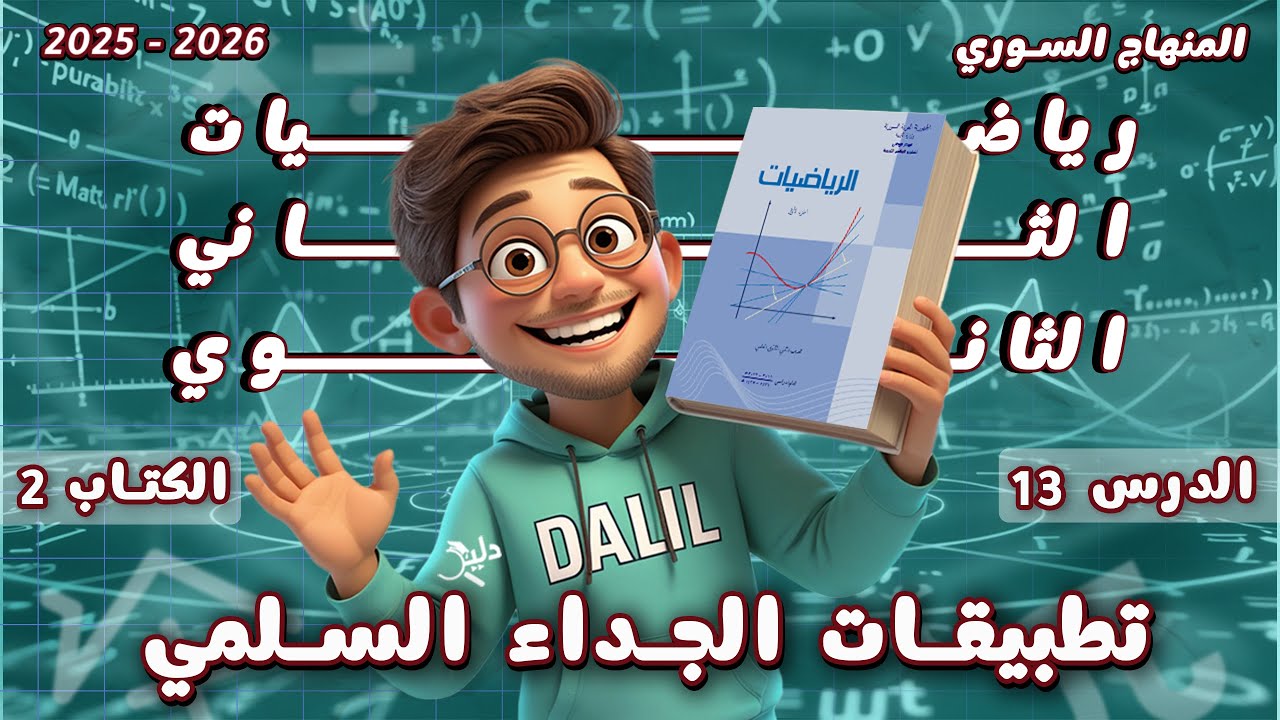 تطبيقات الجداء السلمي | الدرس 13 الوحدة 3️⃣ رياضيات الحادي عشر علمي كتاب الجزء 2 المنهاج السوري