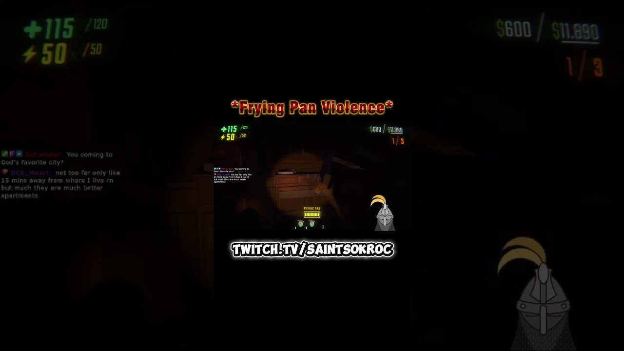 More frying pans over at Twitch.tv/SaintSokroc
