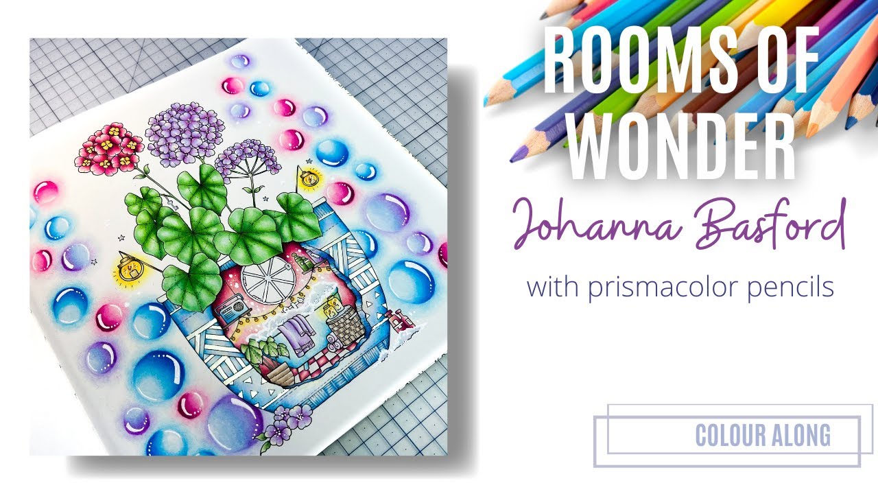 Colour Along | Rooms of Wonder by Johanna Basford